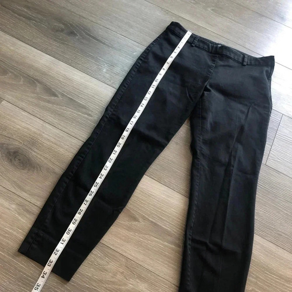 H&M Black Skinny Jeans Dress Pants Ankle Crop Womens Size 8 - Picture 3 of 11